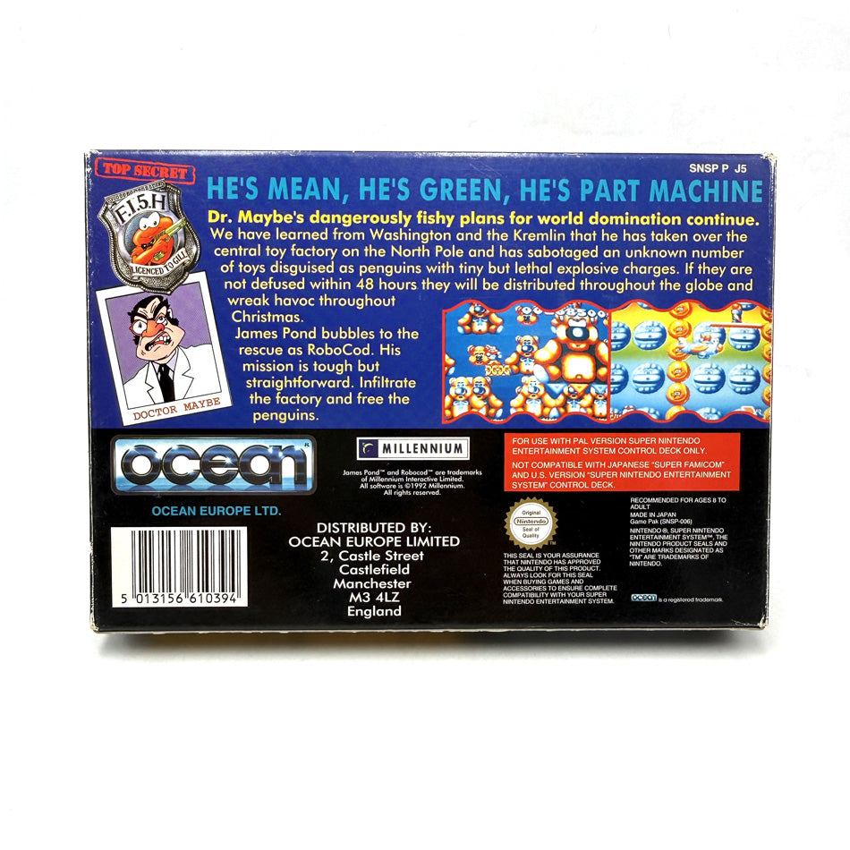 Super James Pond Super Nintendo