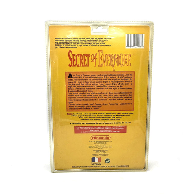 Secret Of Evermore Super Nintendo + Guide (Neuf sous blister) - RARE
