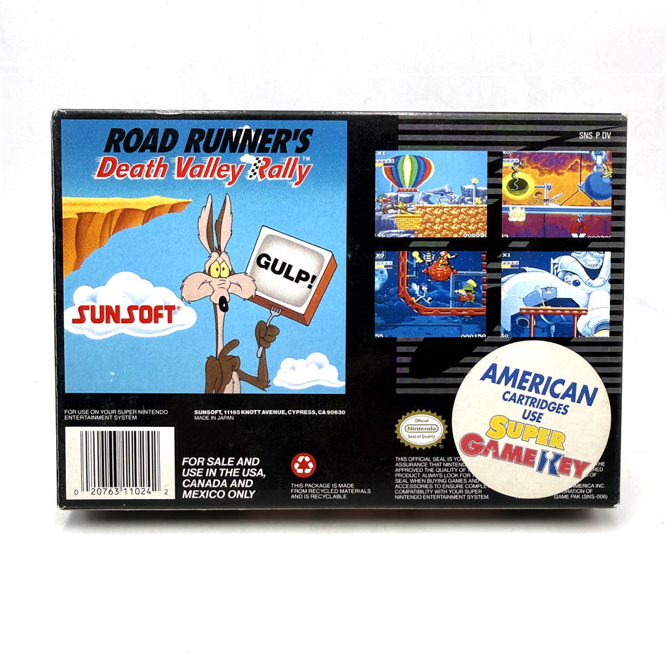 Road Runner's Death Valley Rally Super Nintendo