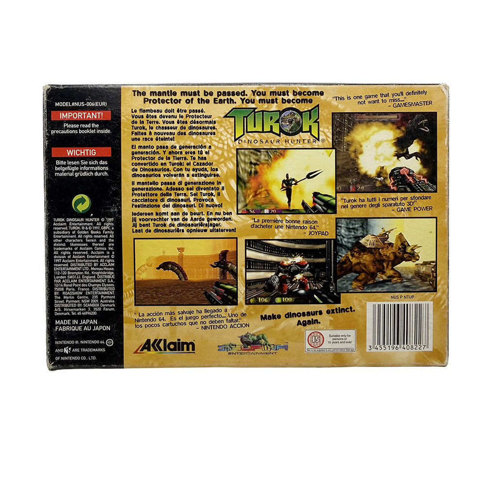 Turok Dinosaur Hunter Nintendo 64