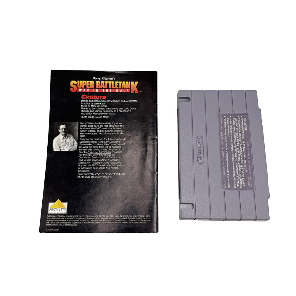 Super Battletank War in the Gulf Super Nintendo