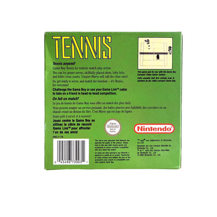 Tennis Nintendo Game Boy