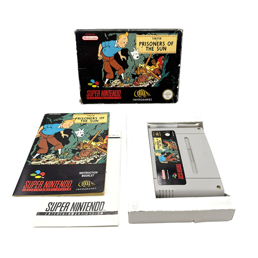 Tintin Prisoners Of The Sun Super Nintendo