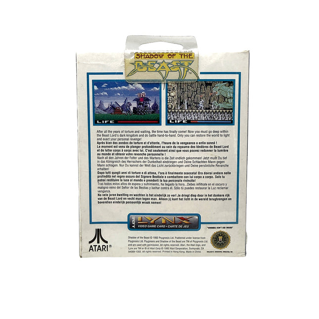 Shadow of the Beast Atari Lynx
