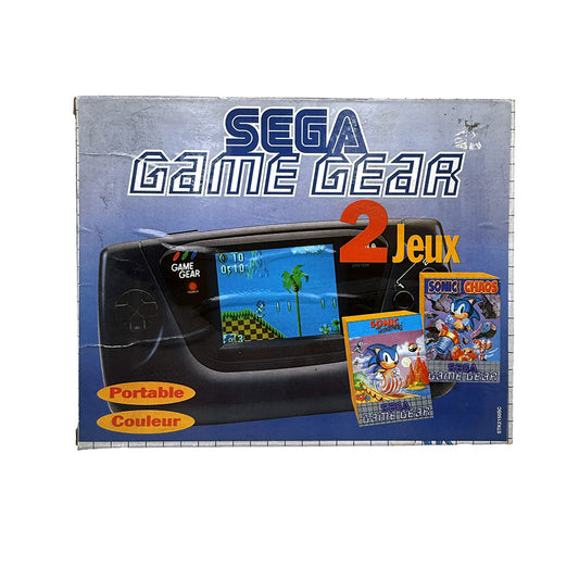 Console Sega Game Gear Sonic Pack 2 Jeux (RARE)