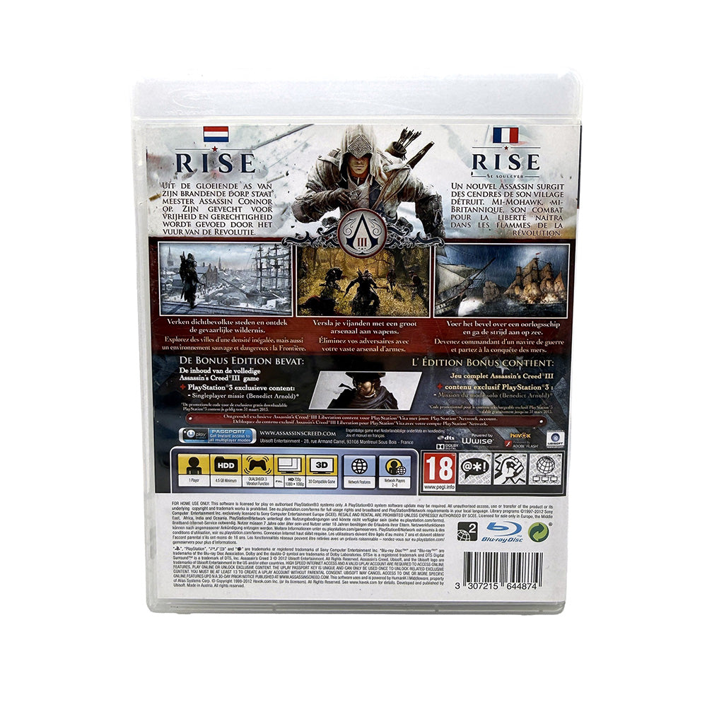 Assassin's Creed III Playstation 3