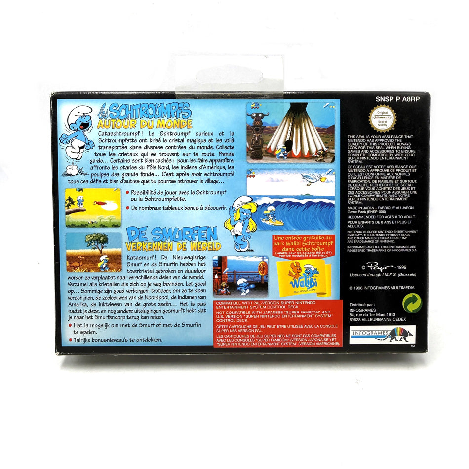 Les Schtroumpfs Autour Du Monde Super Nintendo