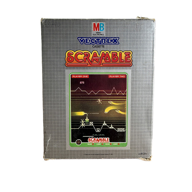 Cassette Scramble MB Vectrex