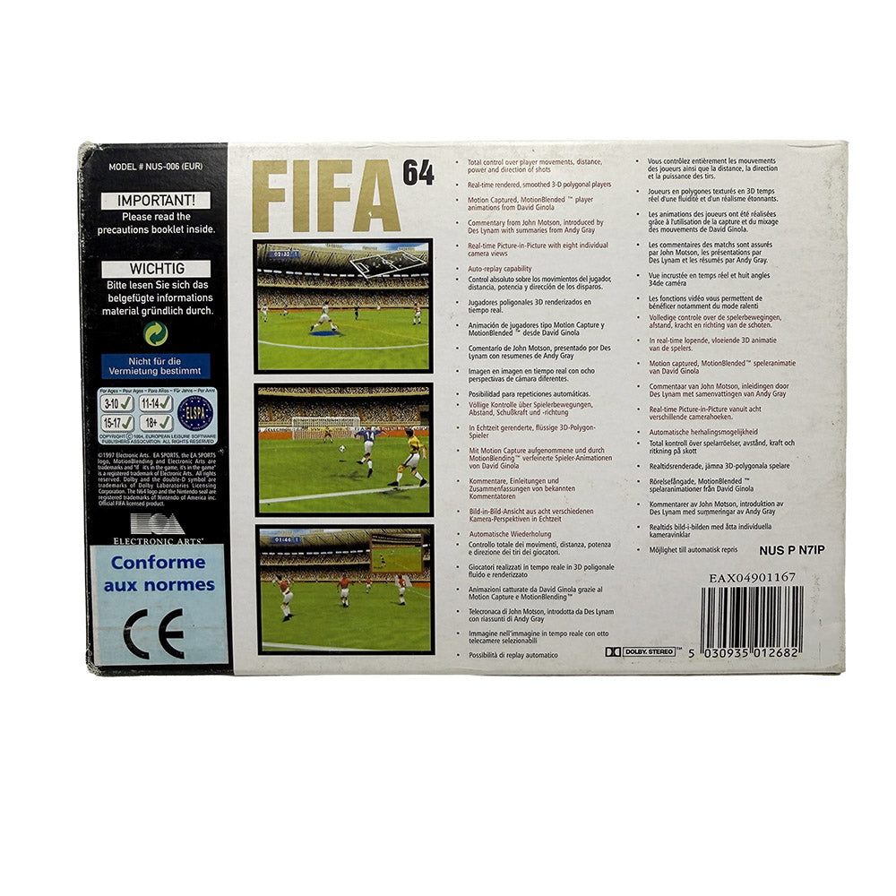 FIFA 64 Nintendo 64