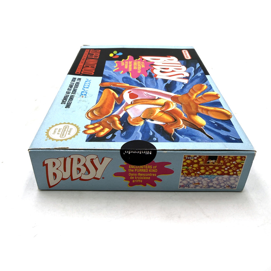 Bubsy in Claws Encounters of the Furred Kind Super Nintendo