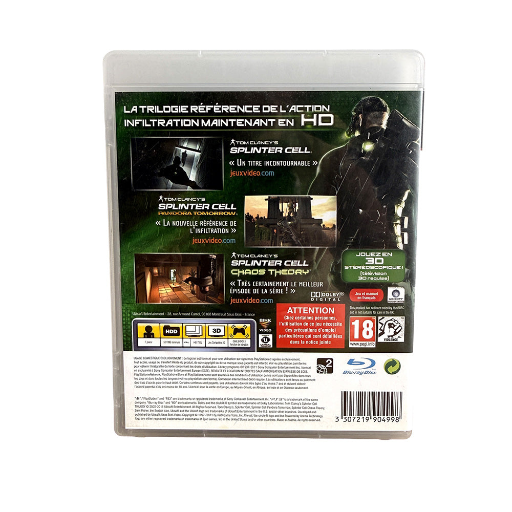 Tom Clancy's Splinter Cell Trilogy Classics HD Playstation 3