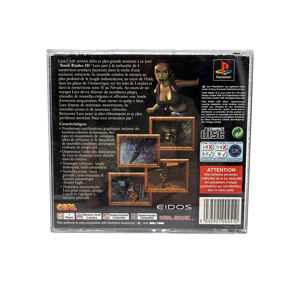 Tomb Raider III Les Aventures de Lara Croft Playstation 1