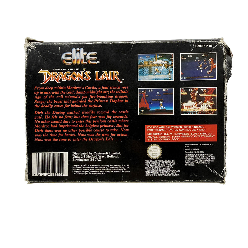 Dragon's Lair Super Nintendo