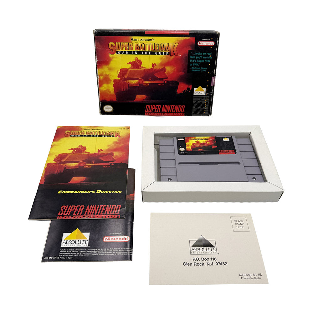 Super Battletank War in the Gulf Super Nintendo