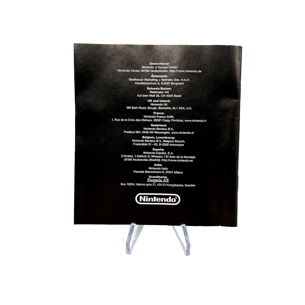 Mode d'emploi Carte Mémoire Nintendo Gamecube