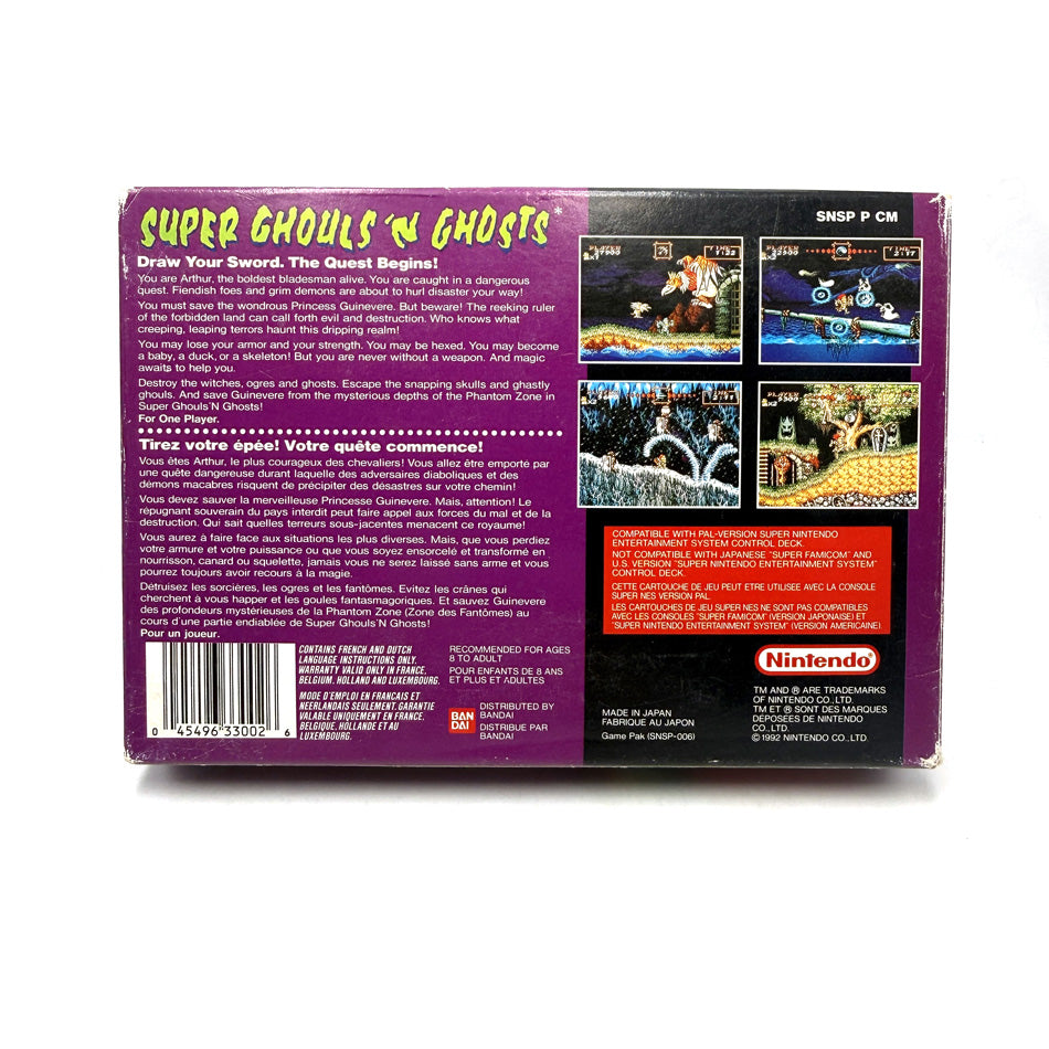 Super Ghouls'N Ghosts Super Nintendo