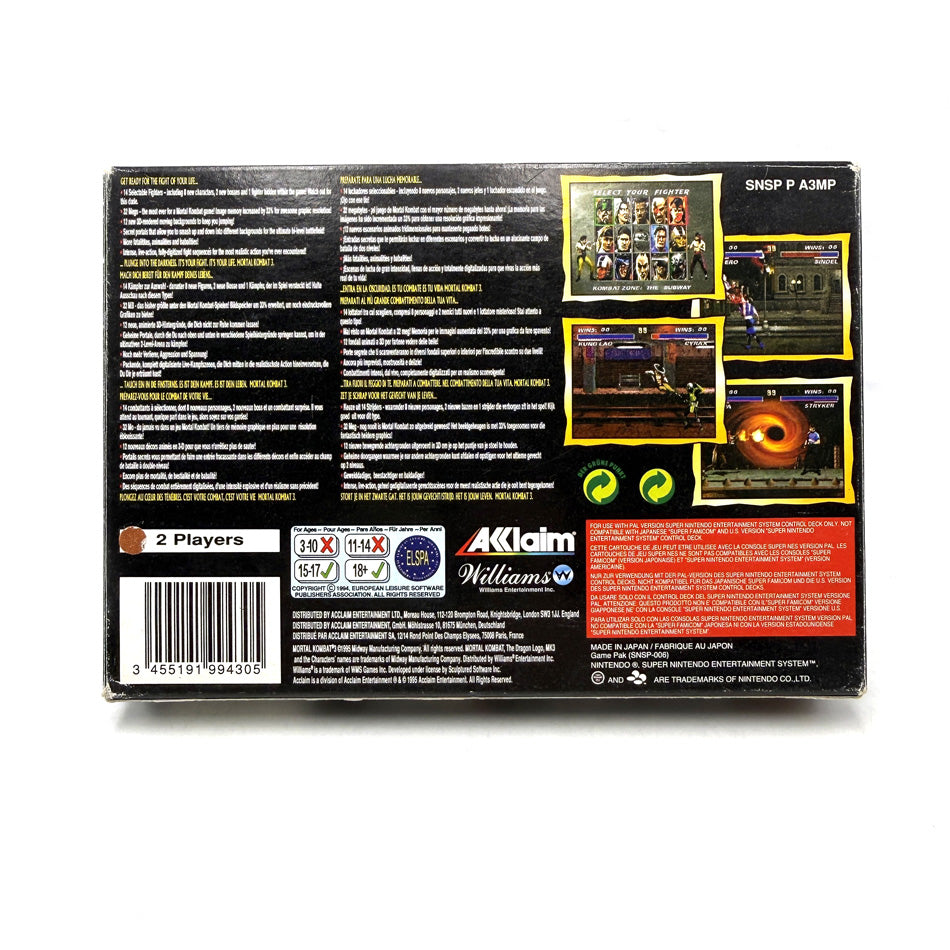Mortal Kombat 3 Super Nintendo