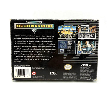 MechWarrior Super Nintendo