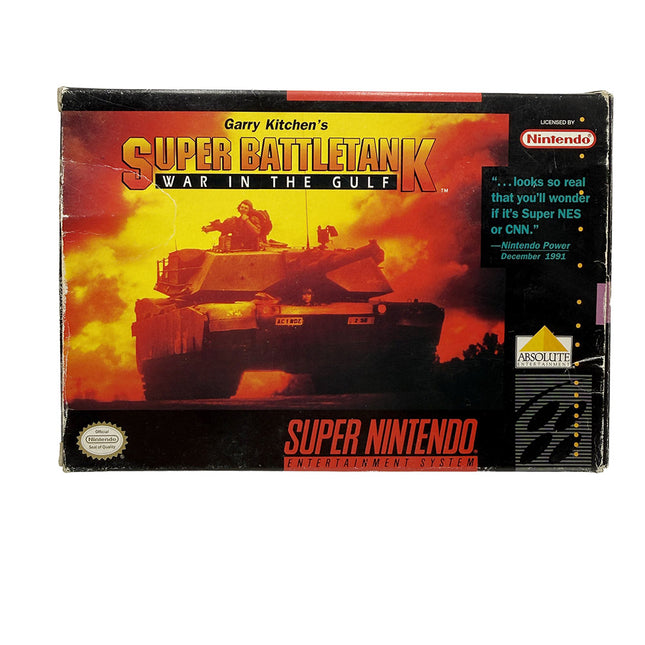 Super Battletank War in the Gulf Super Nintendo