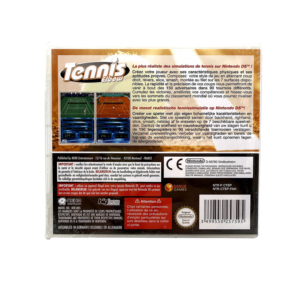 Tennis Elbow Nintendo DS (Neuf sous blister)