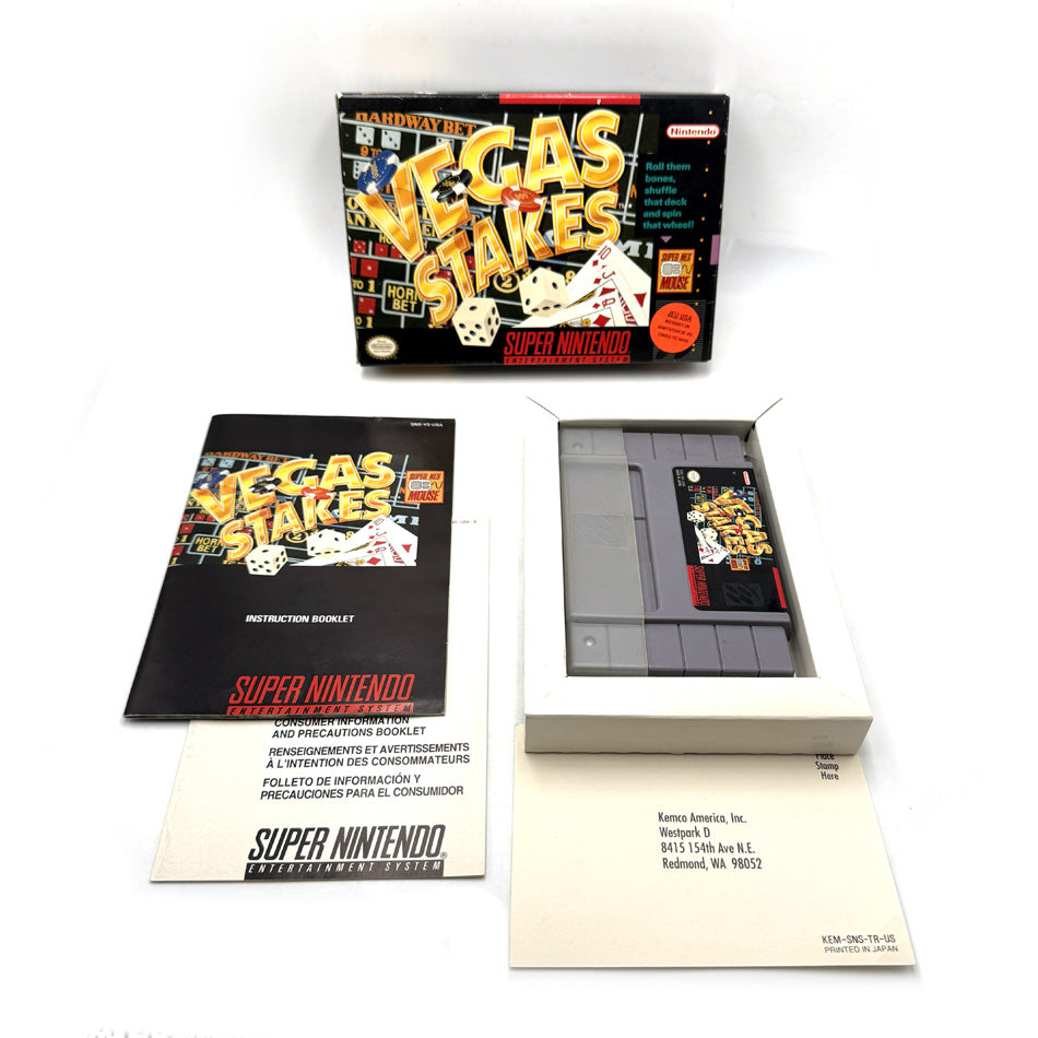 Vegas Stakes Super Nintendo