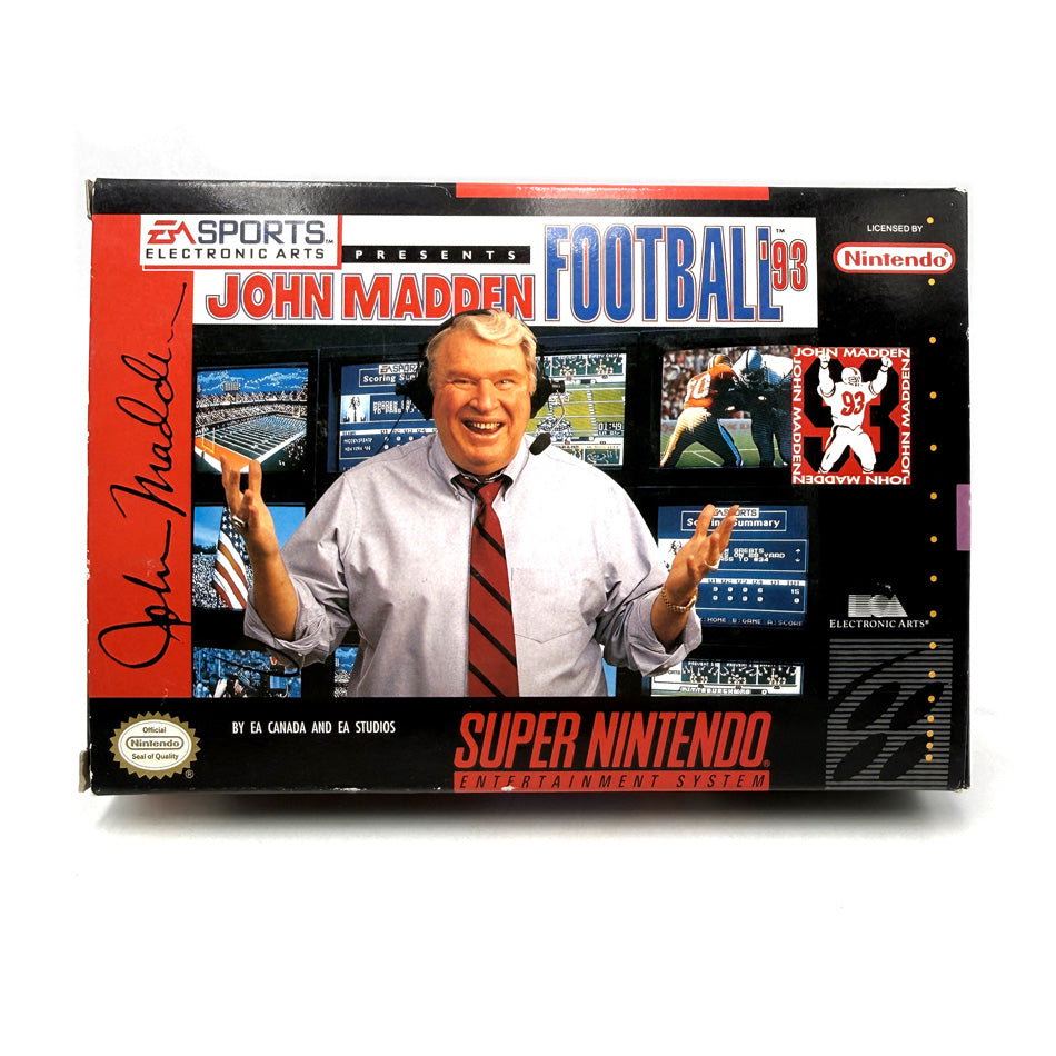 John Madden Football '93 Super Nintendo (US)