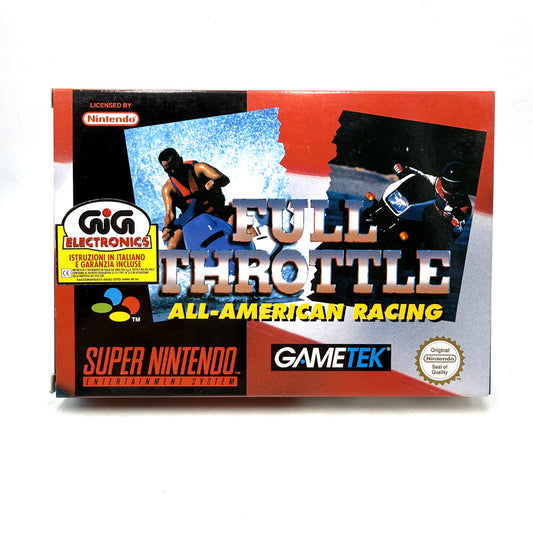 Full Throttle All-American Racing Super Nintendo