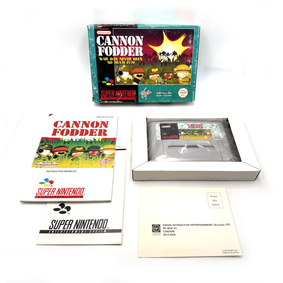 Cannon Fodder Super Nintendo
