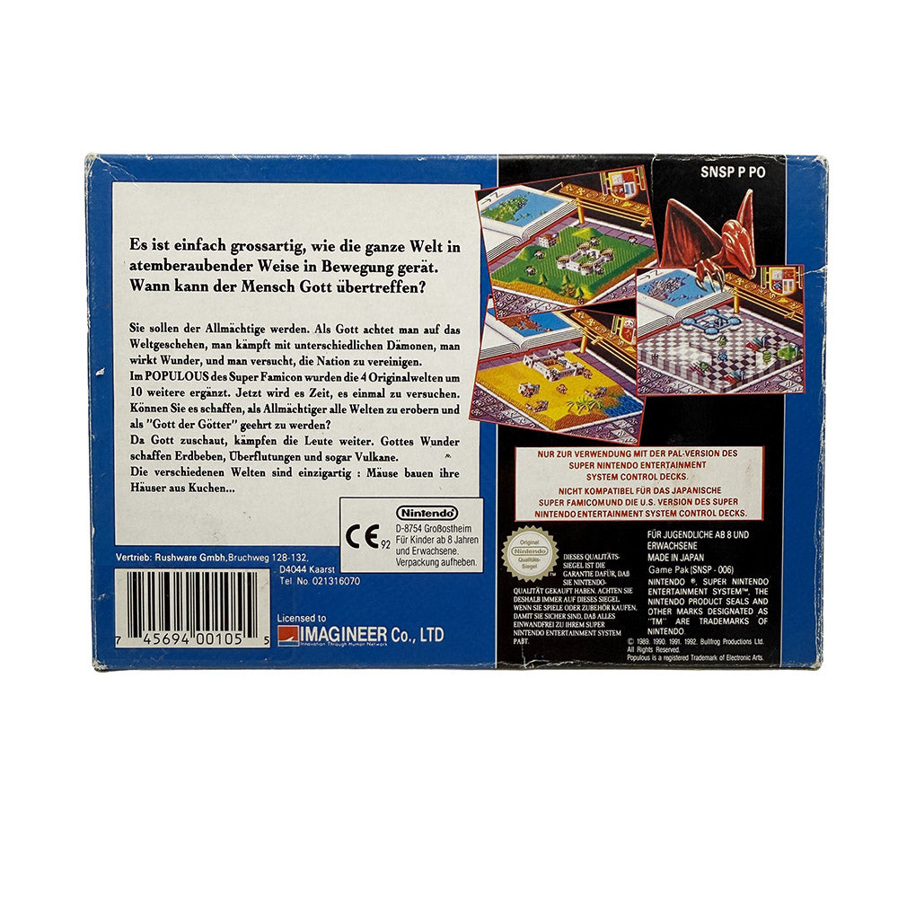 Populous Super Nintendo