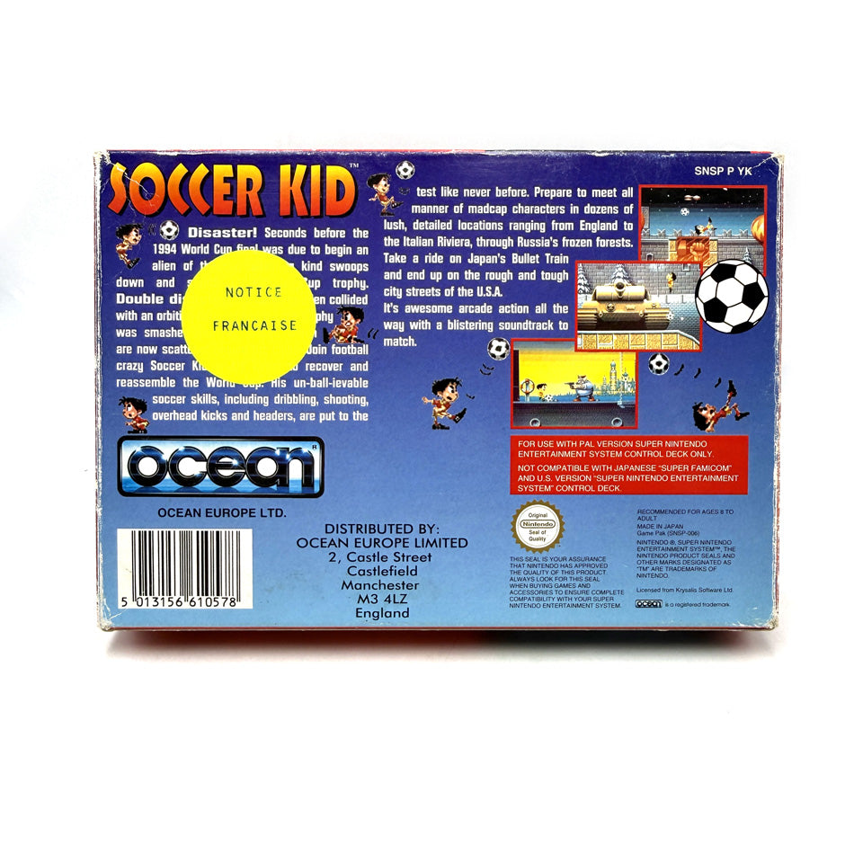 Soccer Kid Super Nintendo