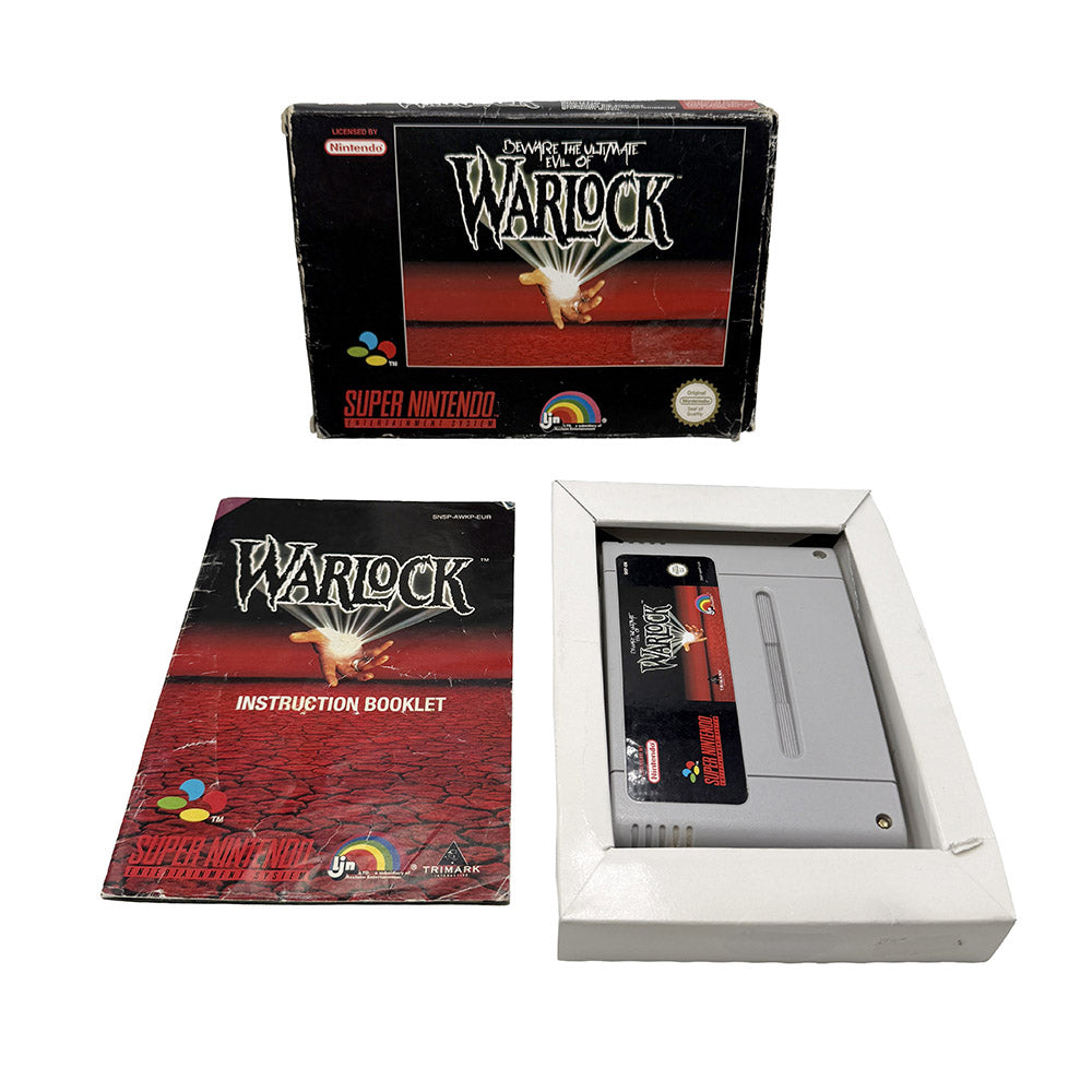 Beware the Ultimate Evil of Warlock Super Nintendo