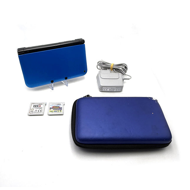 Console Nintendo 3DS XL Blue/Black + 2 jeux + Housse