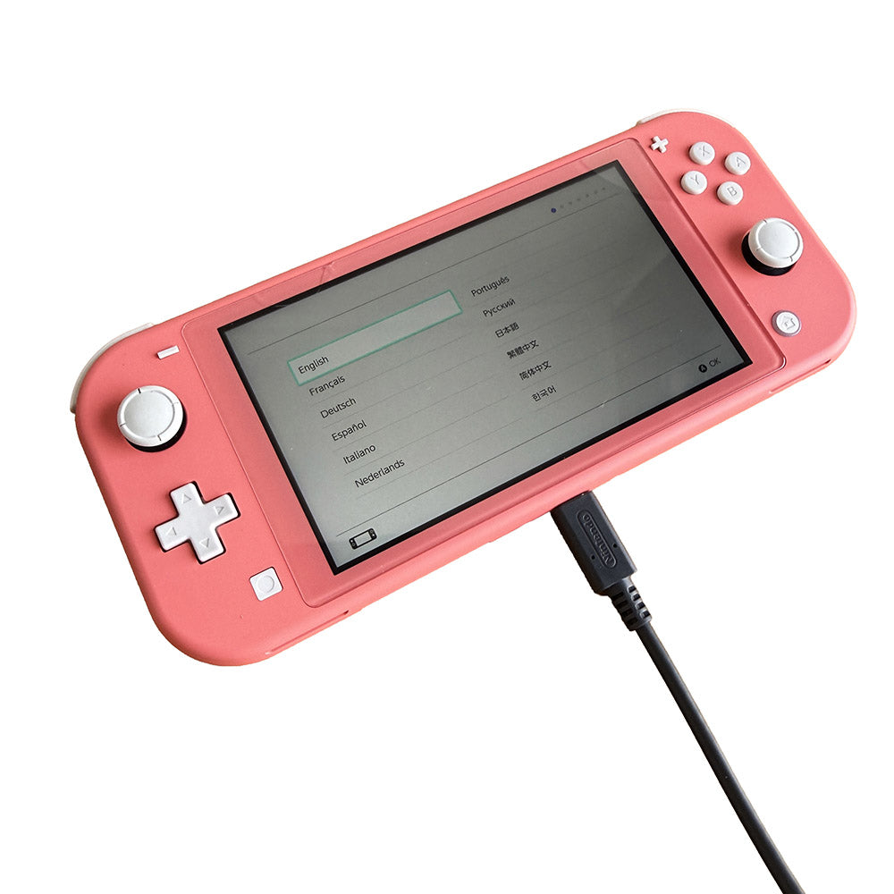 Console Nintendo Switch Lite Coral Animal Crossing New Horizons Pack