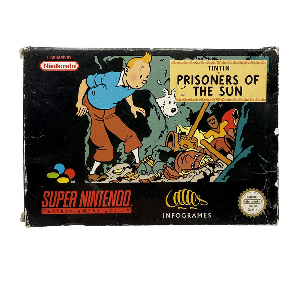 Tintin Prisoners Of The Sun Super Nintendo