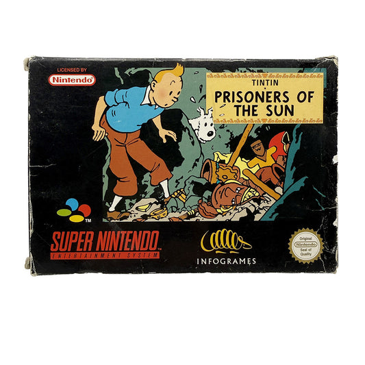 Tintin Prisoners Of The Sun Super Nintendo