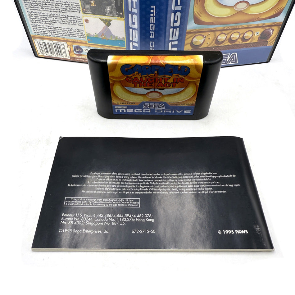 Garfield Caught In The Act Sega Megadrive