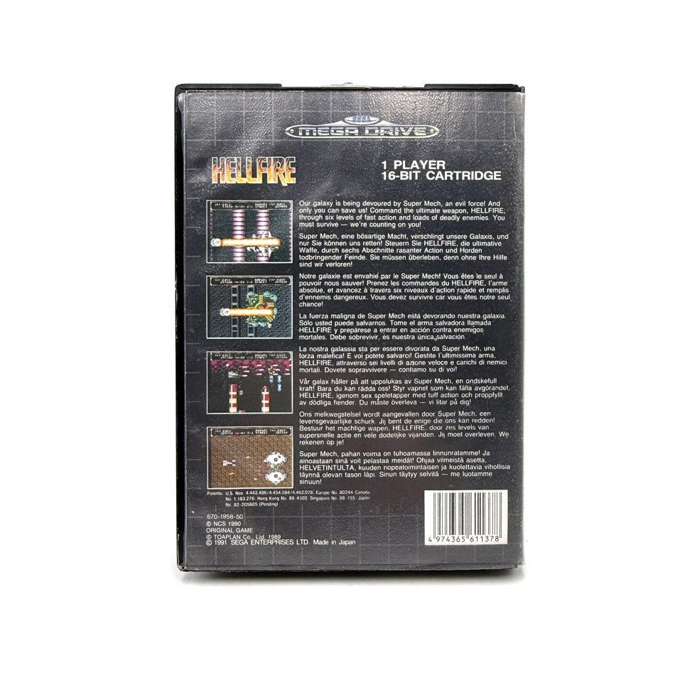 Hellfire Sega Megadrive