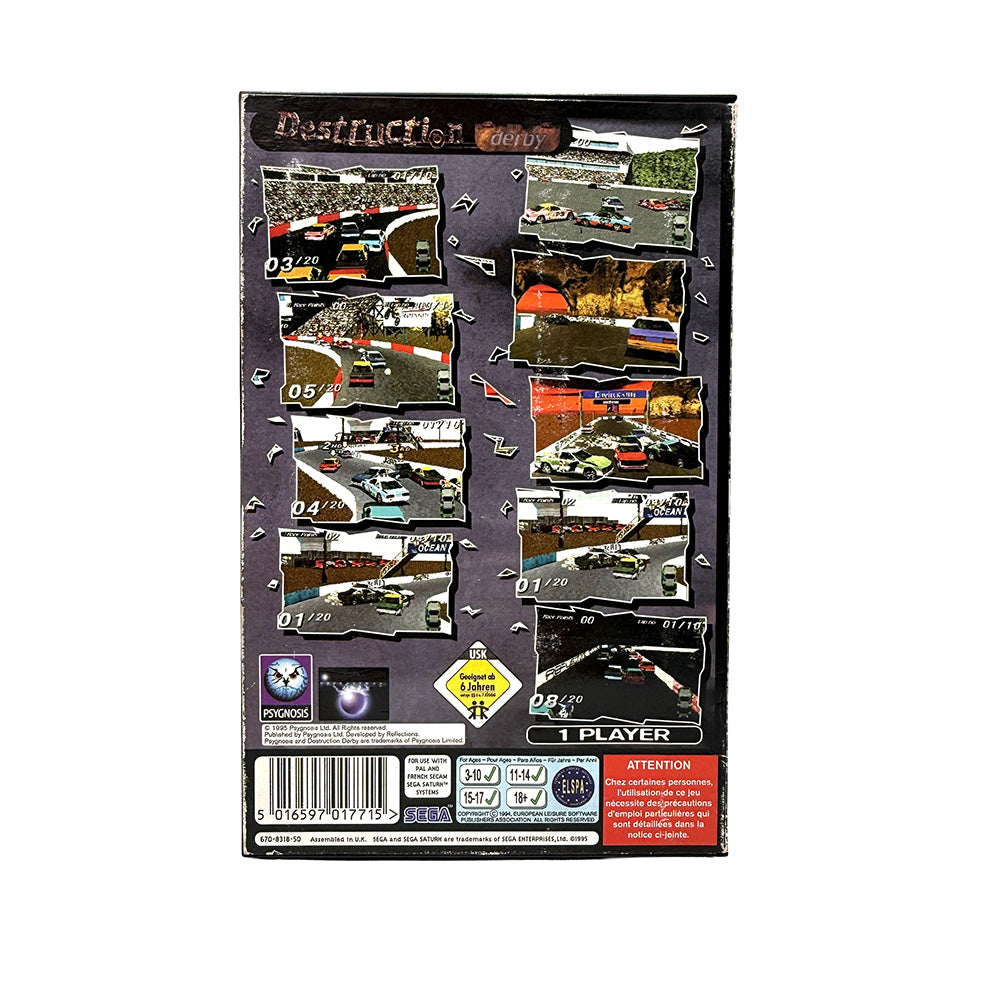 Destruction Derby Sega Saturn