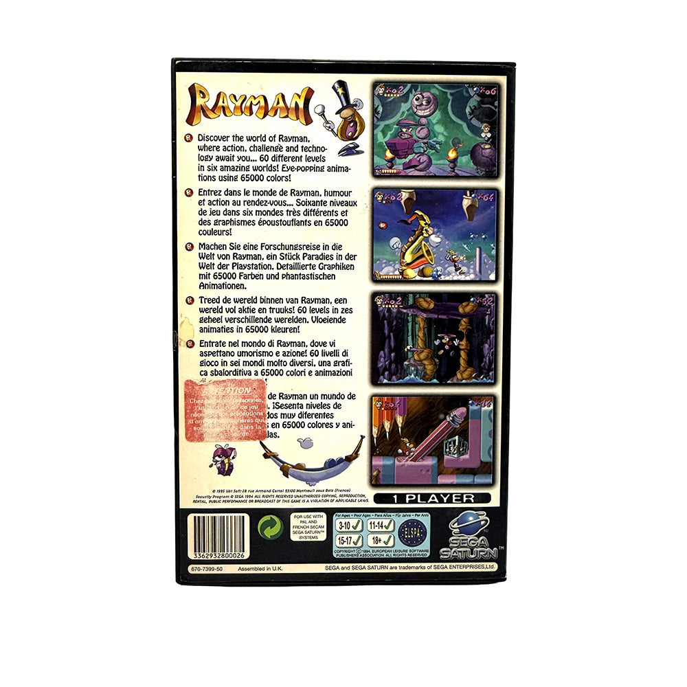 Rayman Sega Saturn