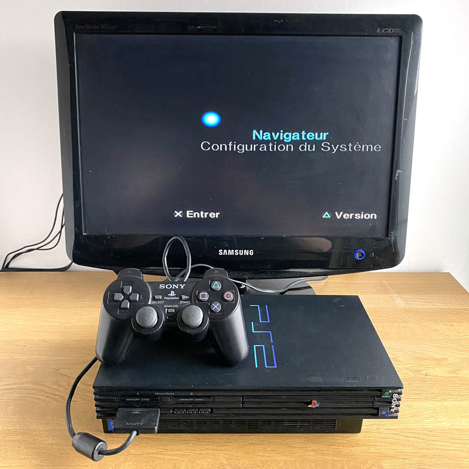 Console Playstation 2 FAT (SCPH-39004) avec manette