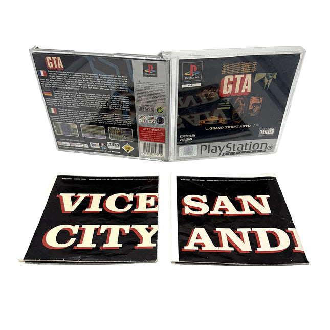 Boite GTA Playstation 1 (avec cartes)