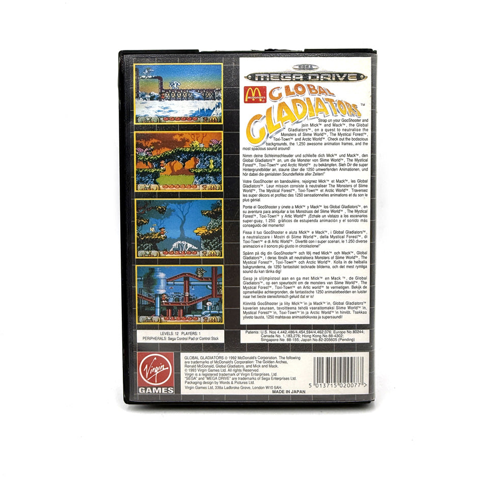 Mcdonald's Global Gladiators Sega Megadrive