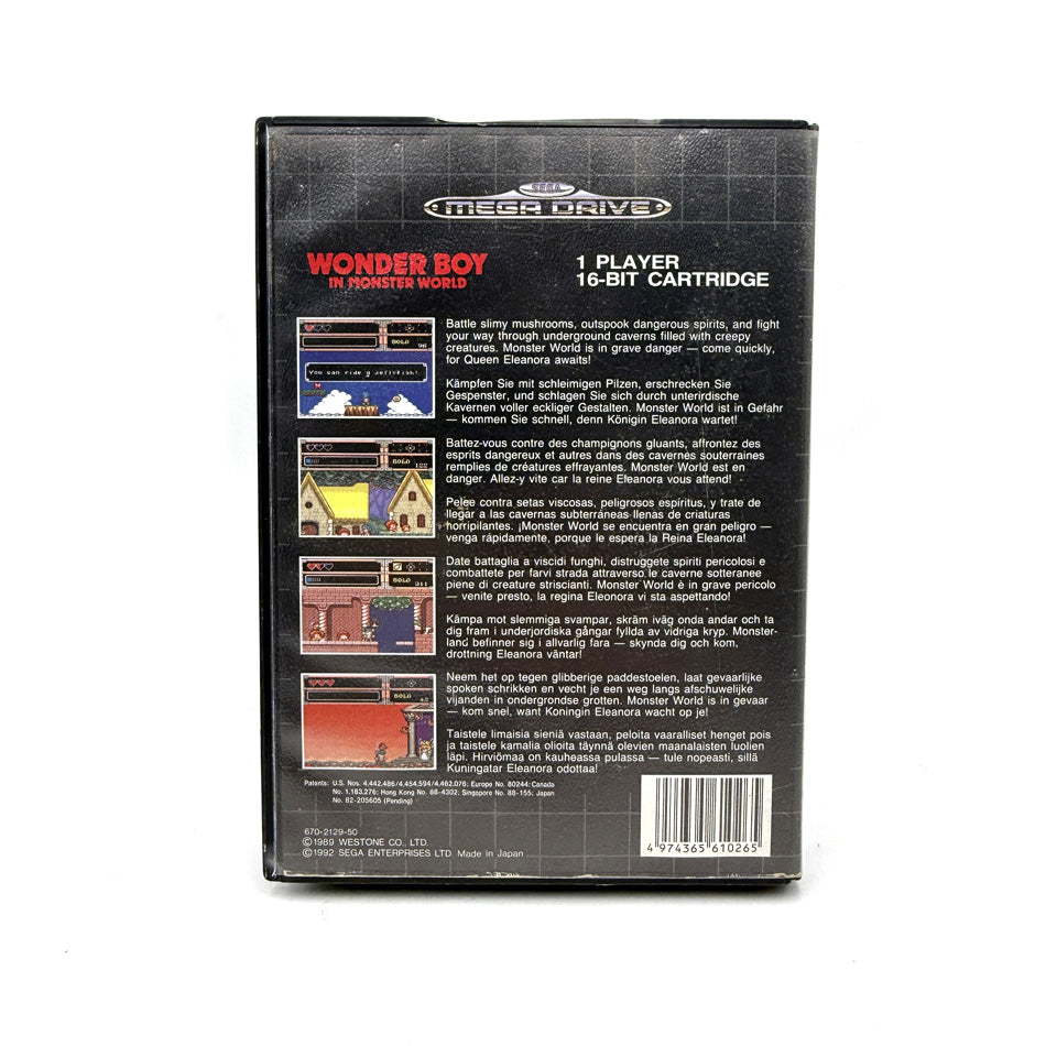 Wonder Boy In Monster World Sega Megadrive