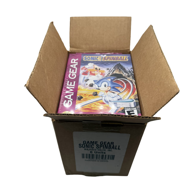 Shipping Box Sonic Spinball Sega Game Gear (x6) - RARE