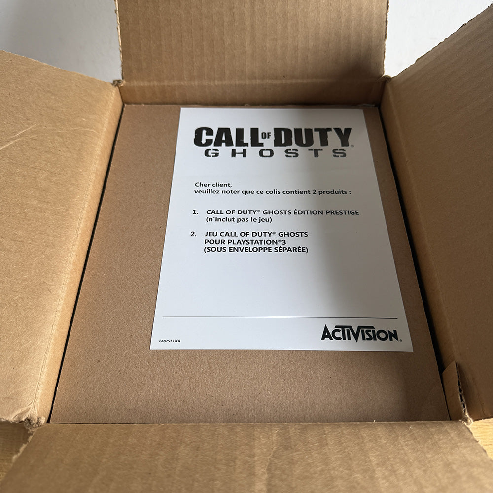Call of Duty Ghosts Playstation 3 Edition Prestige (Shipping Box) - RARE