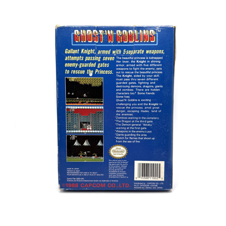 Ghost'N Goblins Nintendo NES