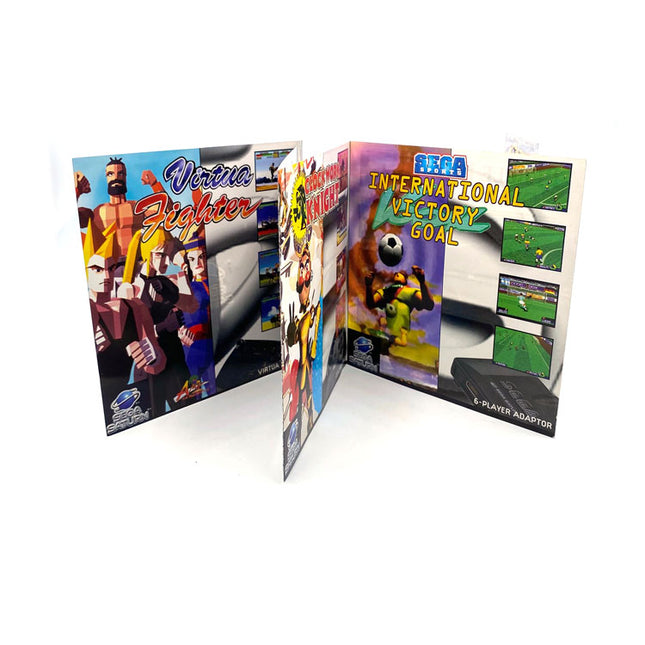 Sega Saturn Advertising Flyer Notice