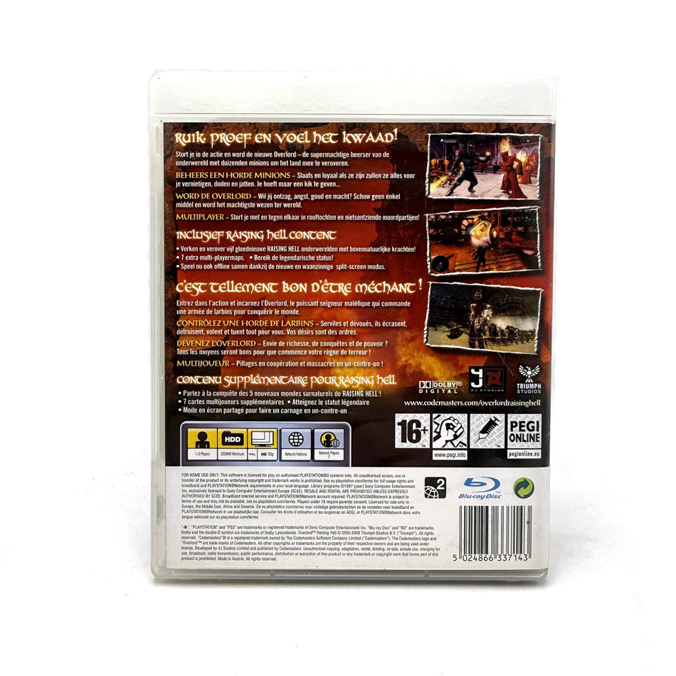 Overlord: Raising Hell Playstation 3 