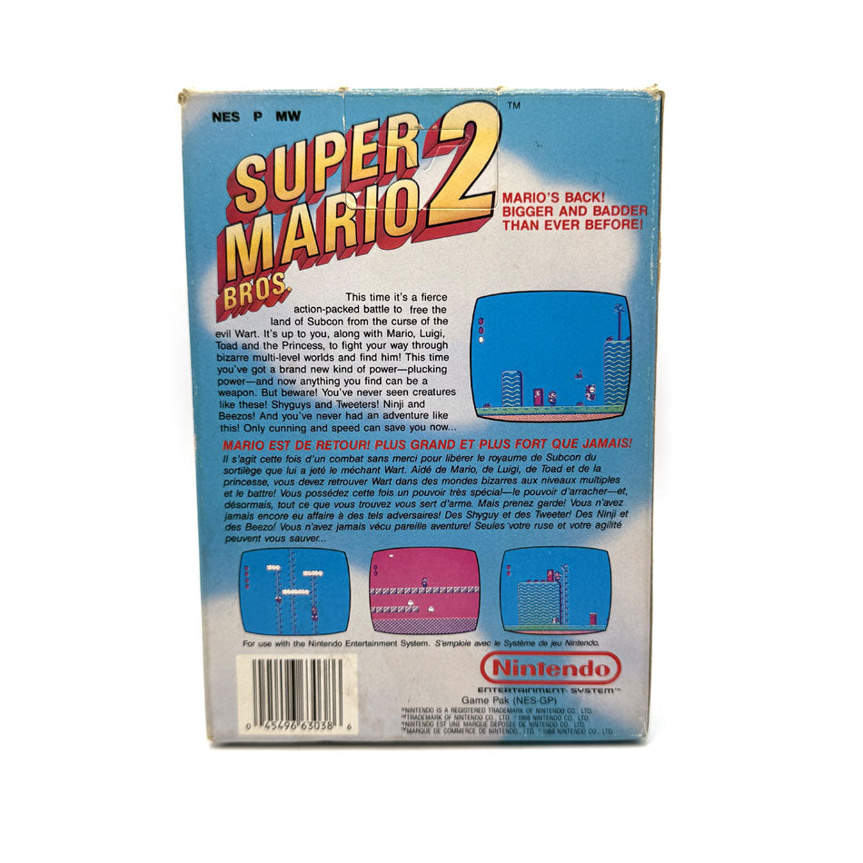 Super Mario Bros 2 Nintendo NES