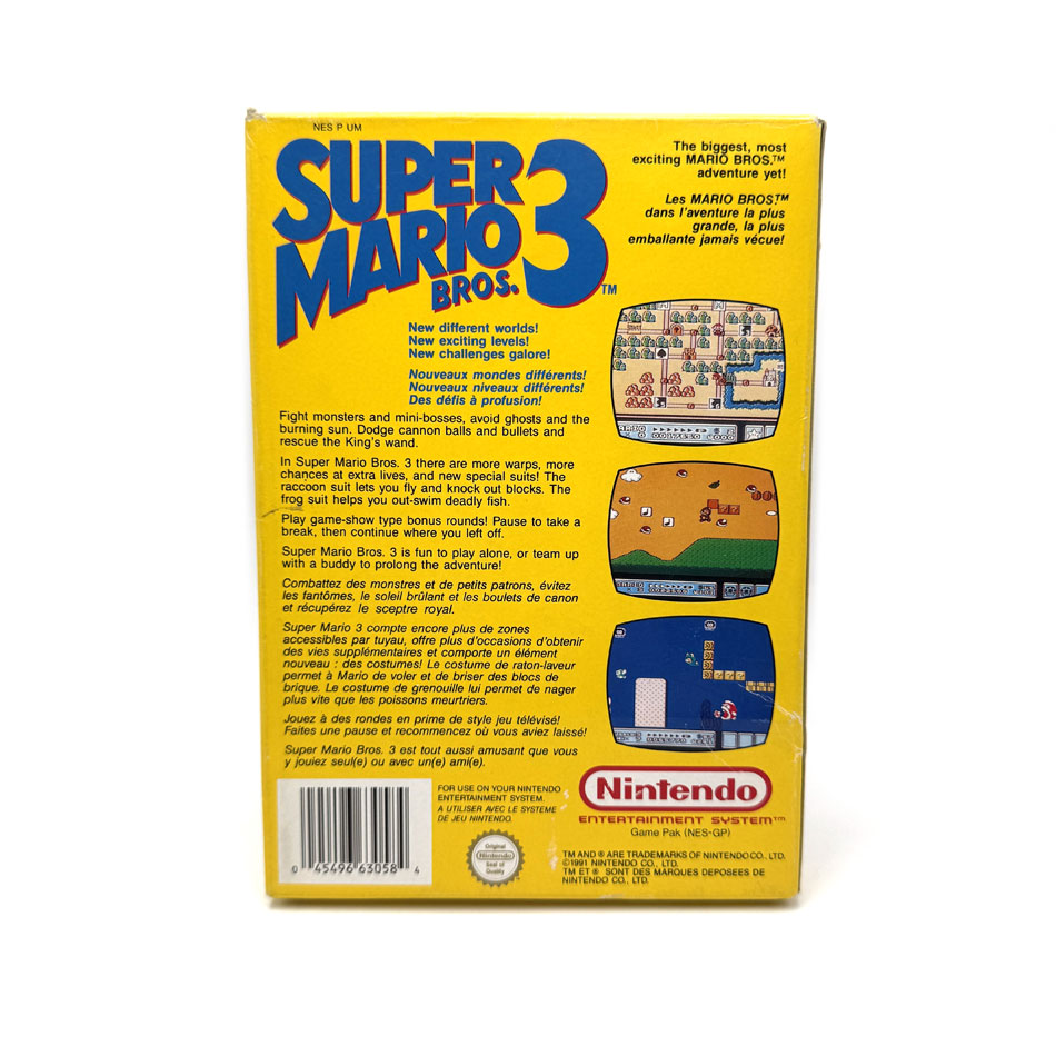 Super Mario Bros 3 Nintendo NES